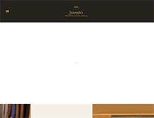 Tablet Screenshot of josephscustomtailorsd.com